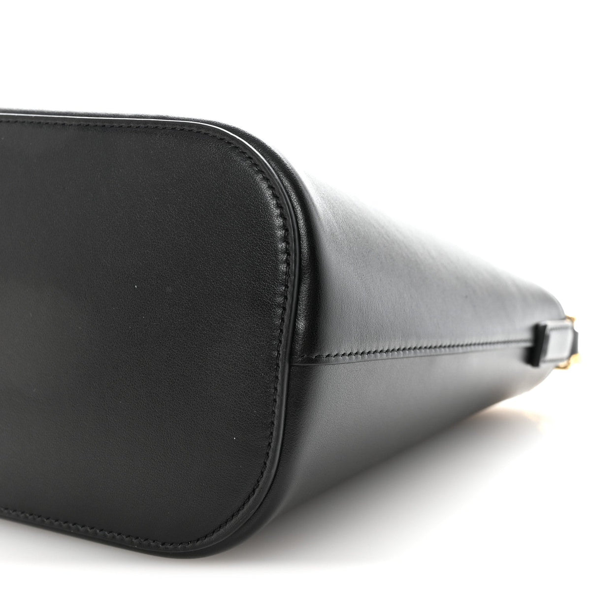 Smooth Calfskin Triomphe Small Louise Bag Black