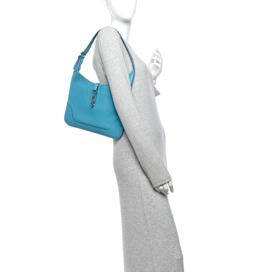 Chevre De Coromandel Trim II 31 Shoulder Bag Turquoise