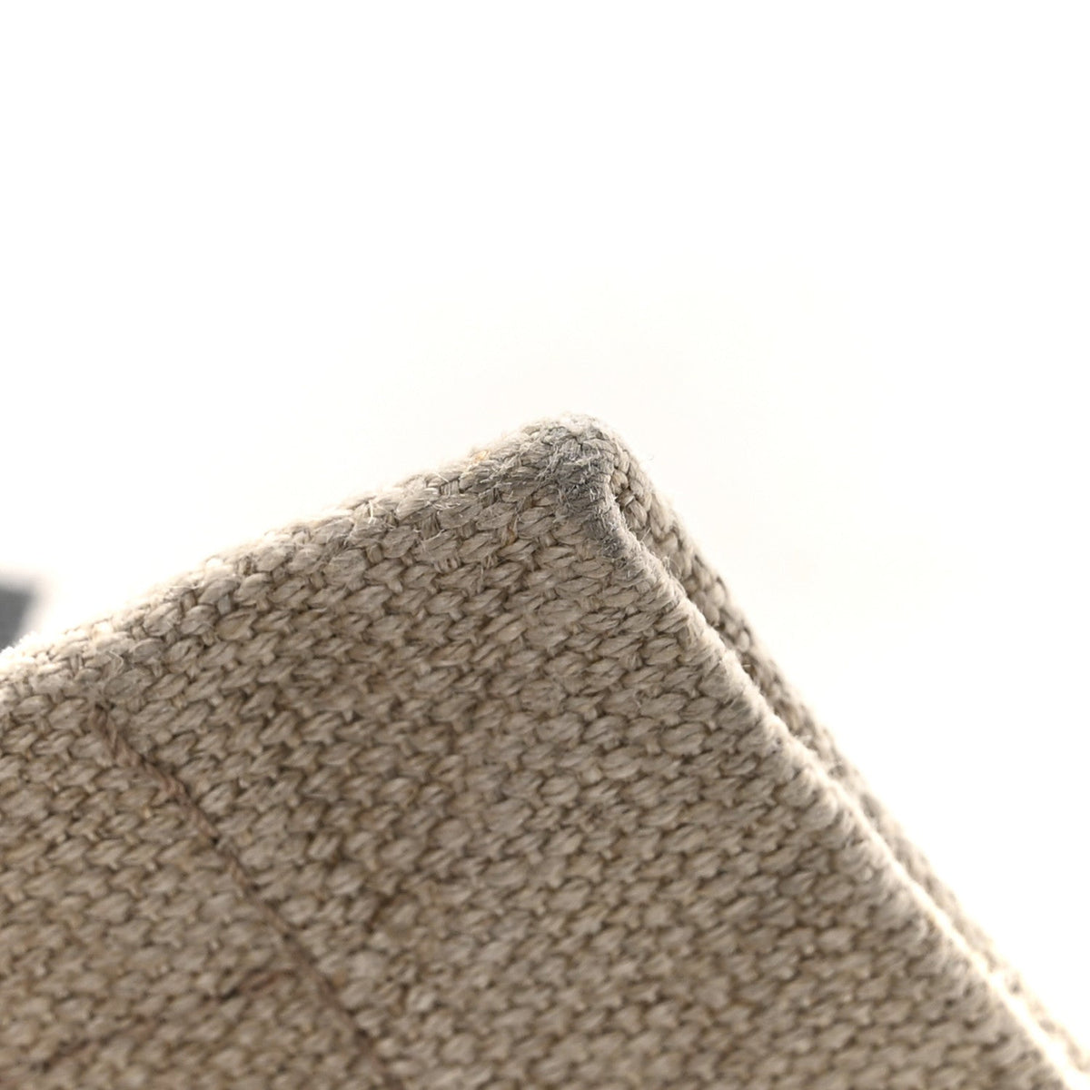 Linen Calfskin Rive Gauche Tote Greggio Natural