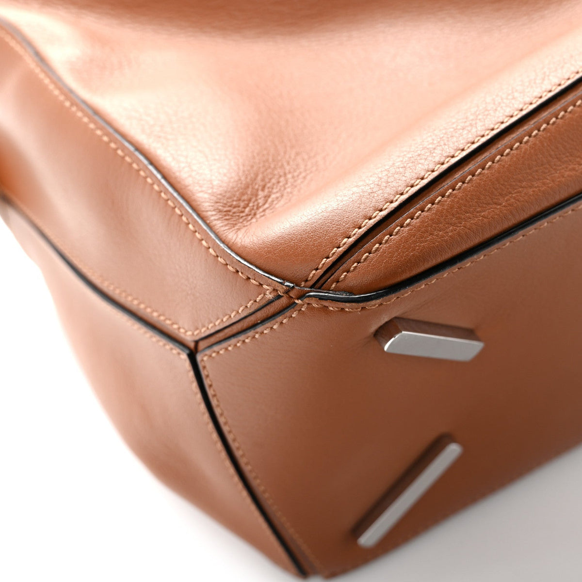Calfskin Medium Puzzle Bag Tan