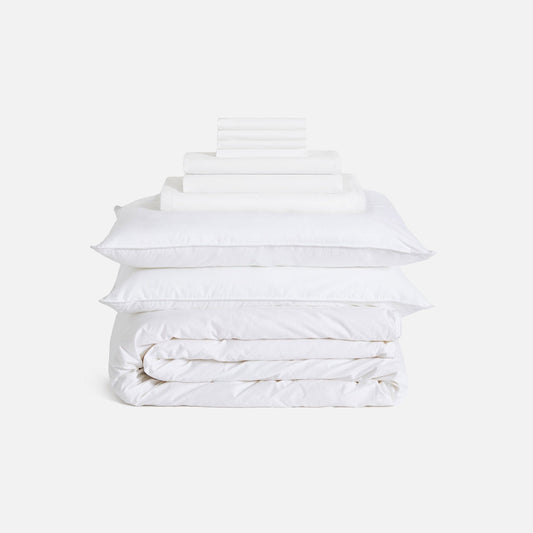 Classic Percale Bedding Move-In Bundle
