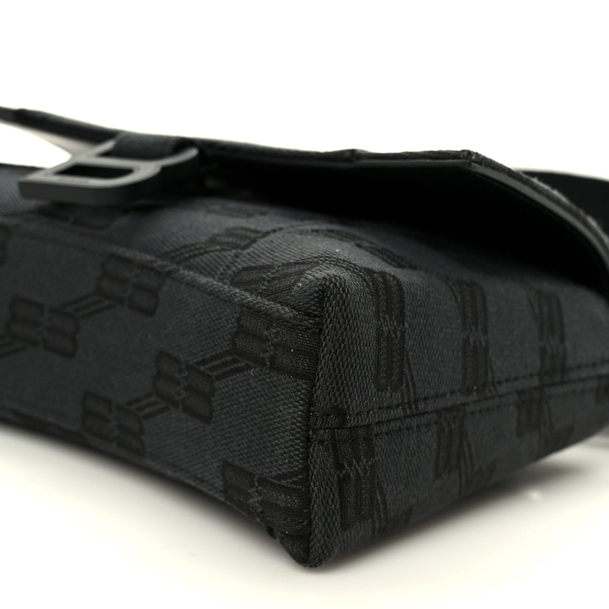 BB Jacquard Monogram XSS Downtown Shoulder Bag Black