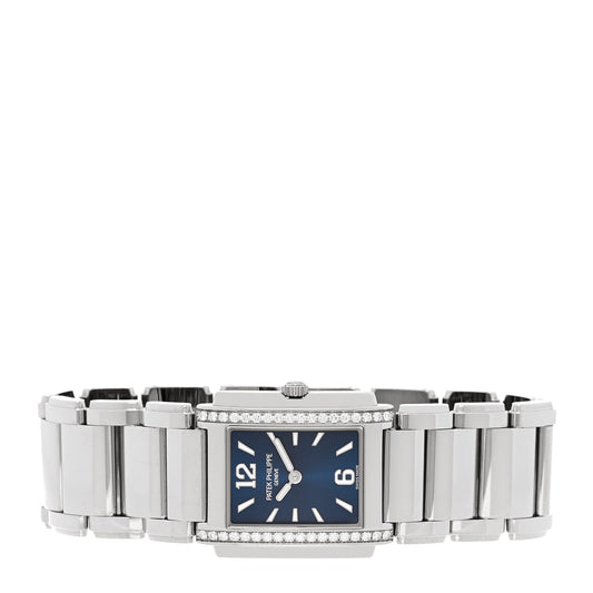 Stainless Steel Diamond 25mm Twenty-4 Quartz Watch Blue 4910/1200A-001