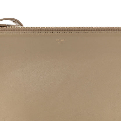 Liege Calfskin Large Trio Crossbody Bag Taupe