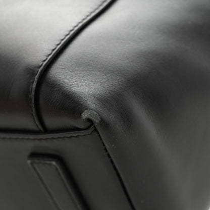 Box Calfskin Small Antigona Sport Top Handle Bag  Black