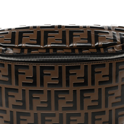 Vitello Century Bi-Color FF 1974 Embossed Belt Bag Maya Black