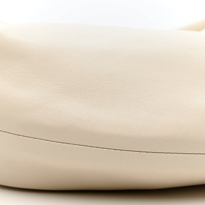 Calfskin Medium Olivia Hobo Off White