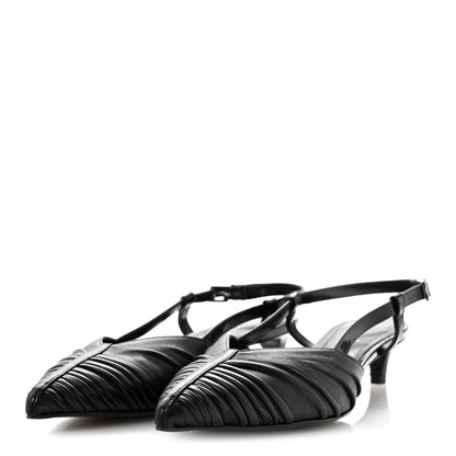 Calfskin Allure D'Orsay Slingback Pump 37.5 Black