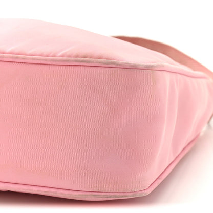 Tessuto Nylon Saffiano Mini Re-Edition 2000 Bag Rosa