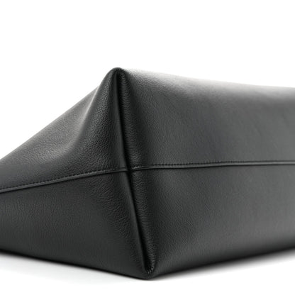 Calfskin Large Shopping Tote Black