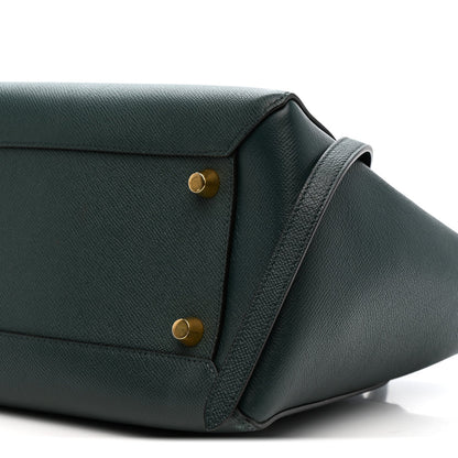 Grained Calfskin Mini Belt Bag Amazone