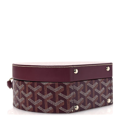 Goyardine Alto Hatbox Burgundy
