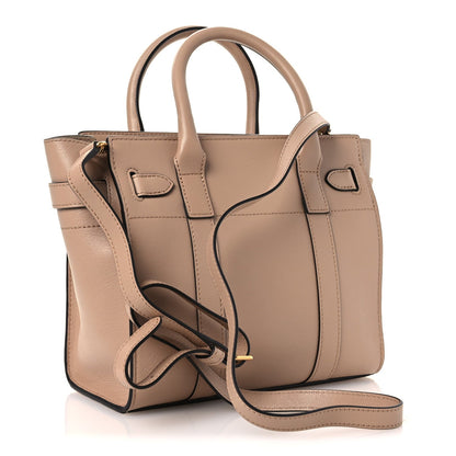 Silky Calfskin Mini Zipped Bayswater Rosewater