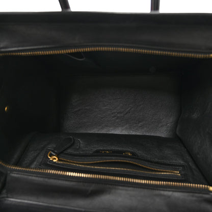Snakeskin Smooth Calfskin Mini Tri-Color Luggage Fuchsia