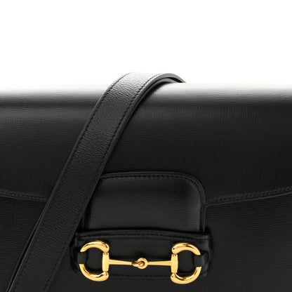 Azalea Calfskin Horsebit 1955 Shoulder Bag Black