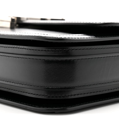 Box Calfskin Monogram Medium Solferino Satchel Black
