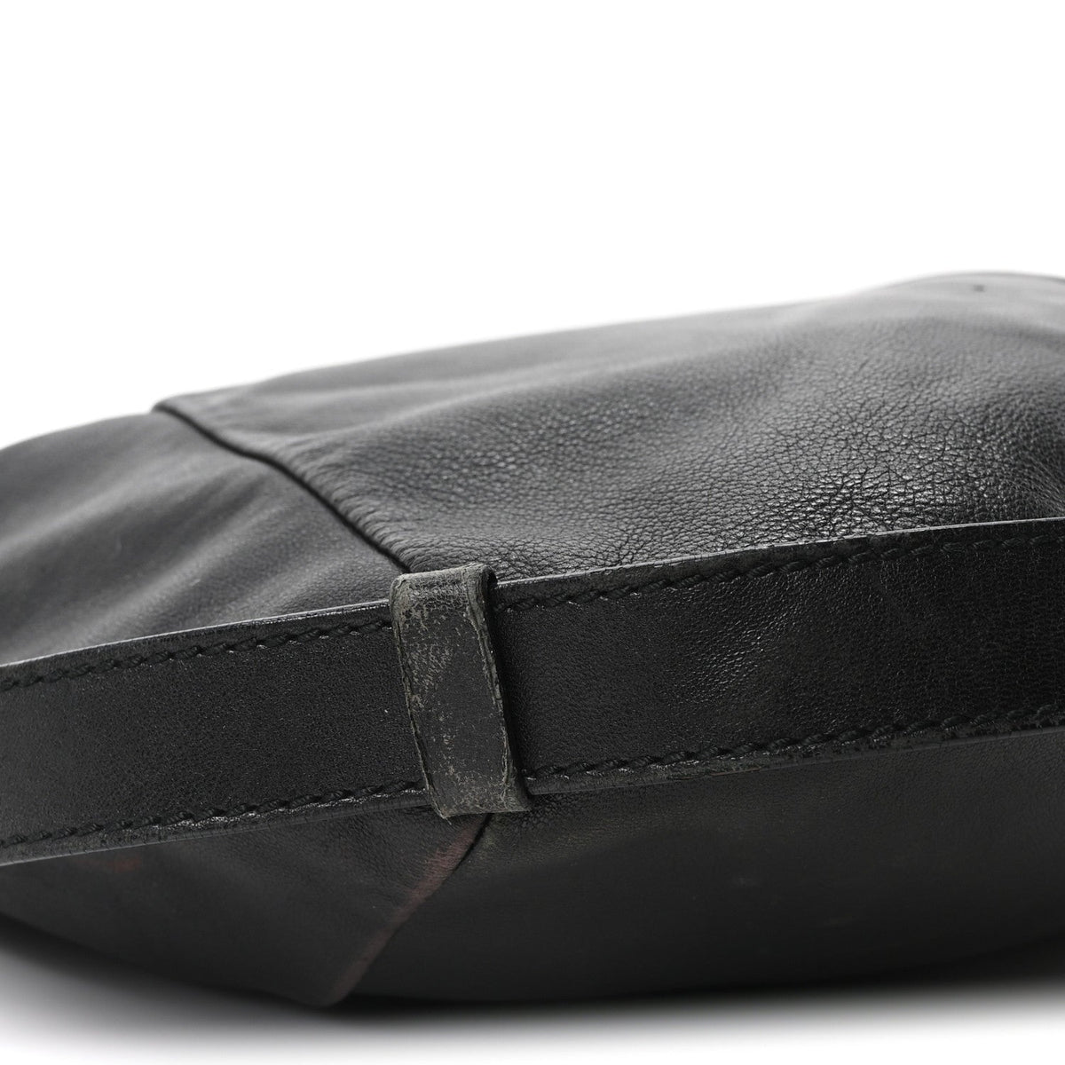 Buffalo Horn Small Mombasa Hobo Black