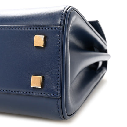 Calfskin Le Fermoir Top Handle Bag Blue