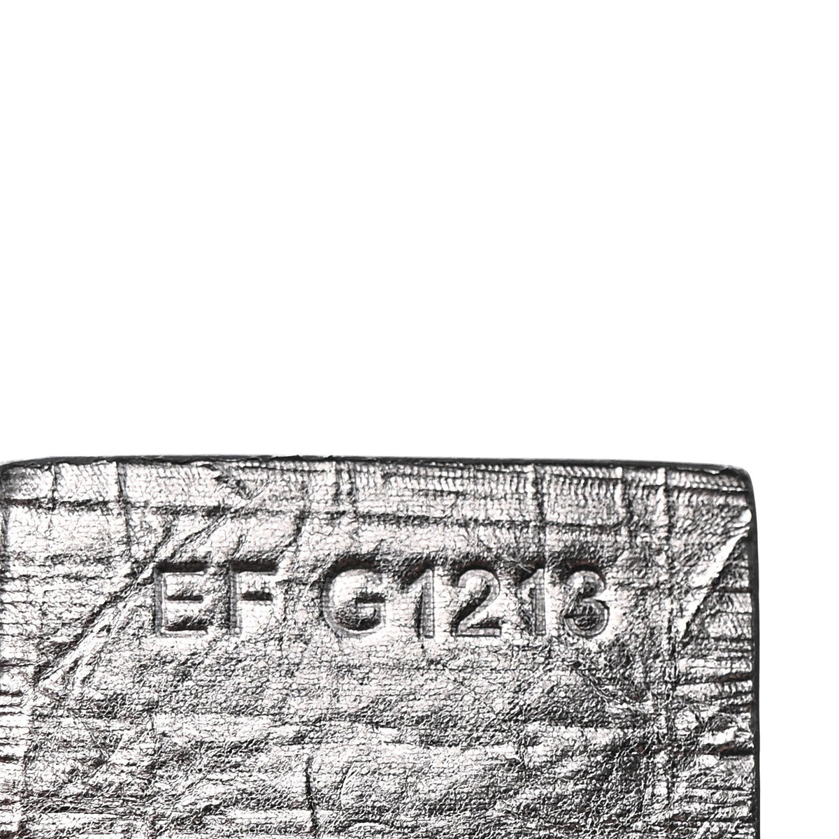 Metallic Calfskin Small Voyou Bag Silver