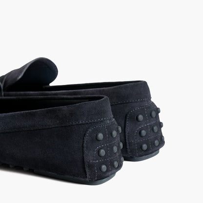 Driving Loafer | Navy Suede