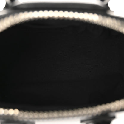 Shiny Lord Calfskin Mini Antigona Black