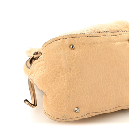 Calfskin Medium Paddington Satchel Taupe