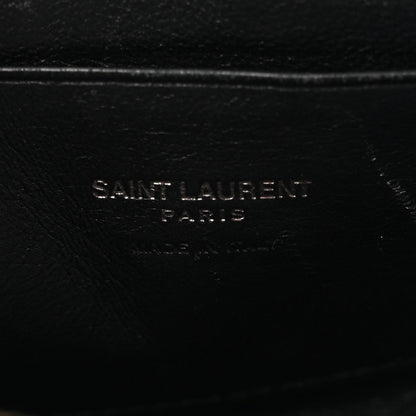 Grain De Poudre Matelasse Monochrome Monogram Mini Lou Camera Bag Black