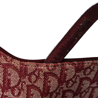 Monogram Saddle Bag Burgundy