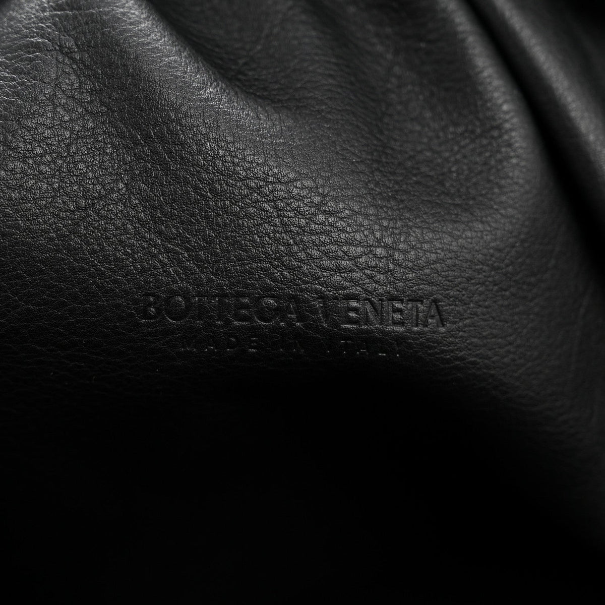 Smooth Butter Calf The Pouch Oversized Clutch Black