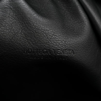 Smooth Butter Calf The Pouch Oversized Clutch Black