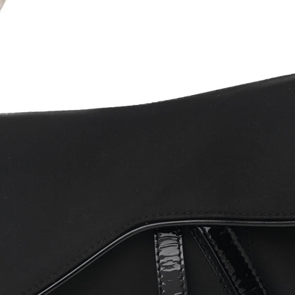 Nylon Saddle Bag Black