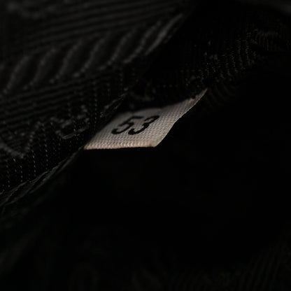 Tessuto Nylon Vela Chain Backpack Black