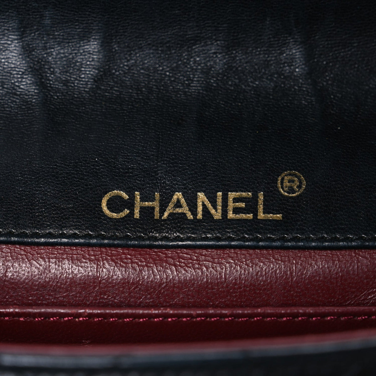 Lambskin Quilted Jumbo CC Small Single Flap Black