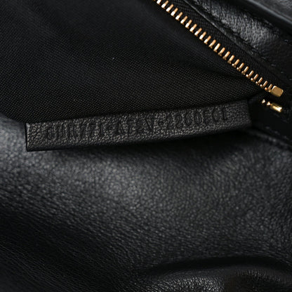 Nappa FF 1974 Embossed Large Baguette Black