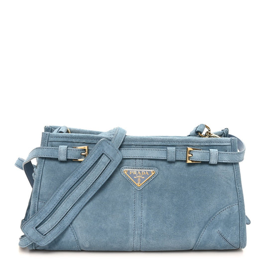 Scamosciato Triangle Small Bonnie Shoulder Bag Astrale