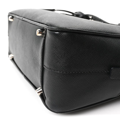 Saffiano Vitello Bauletto Black