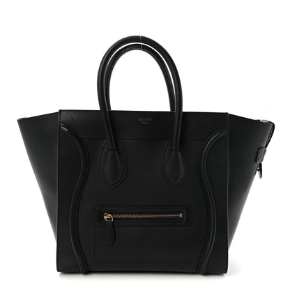 Smooth Calfskin Mini Luggage Black