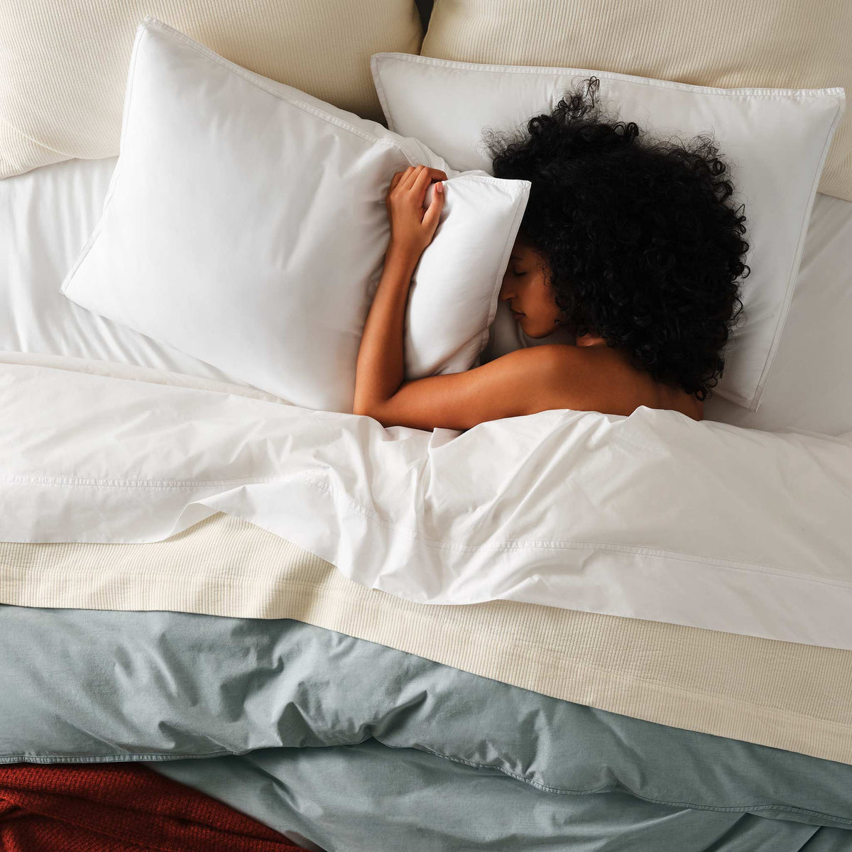 Washed Classic Percale Duvet Cover - Last Call