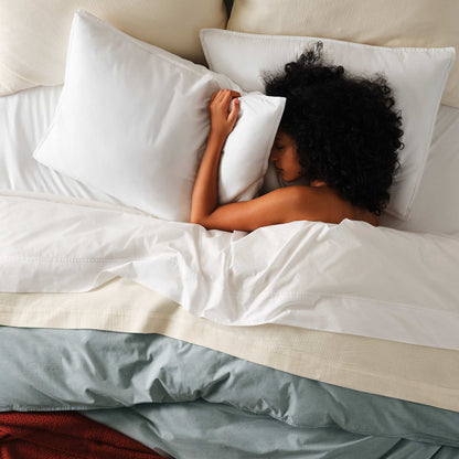 Washed Classic Percale Duvet Cover - Last Call