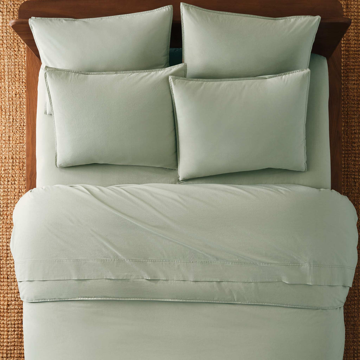 Washed Classic Percale Duvet Cover - Last Call
