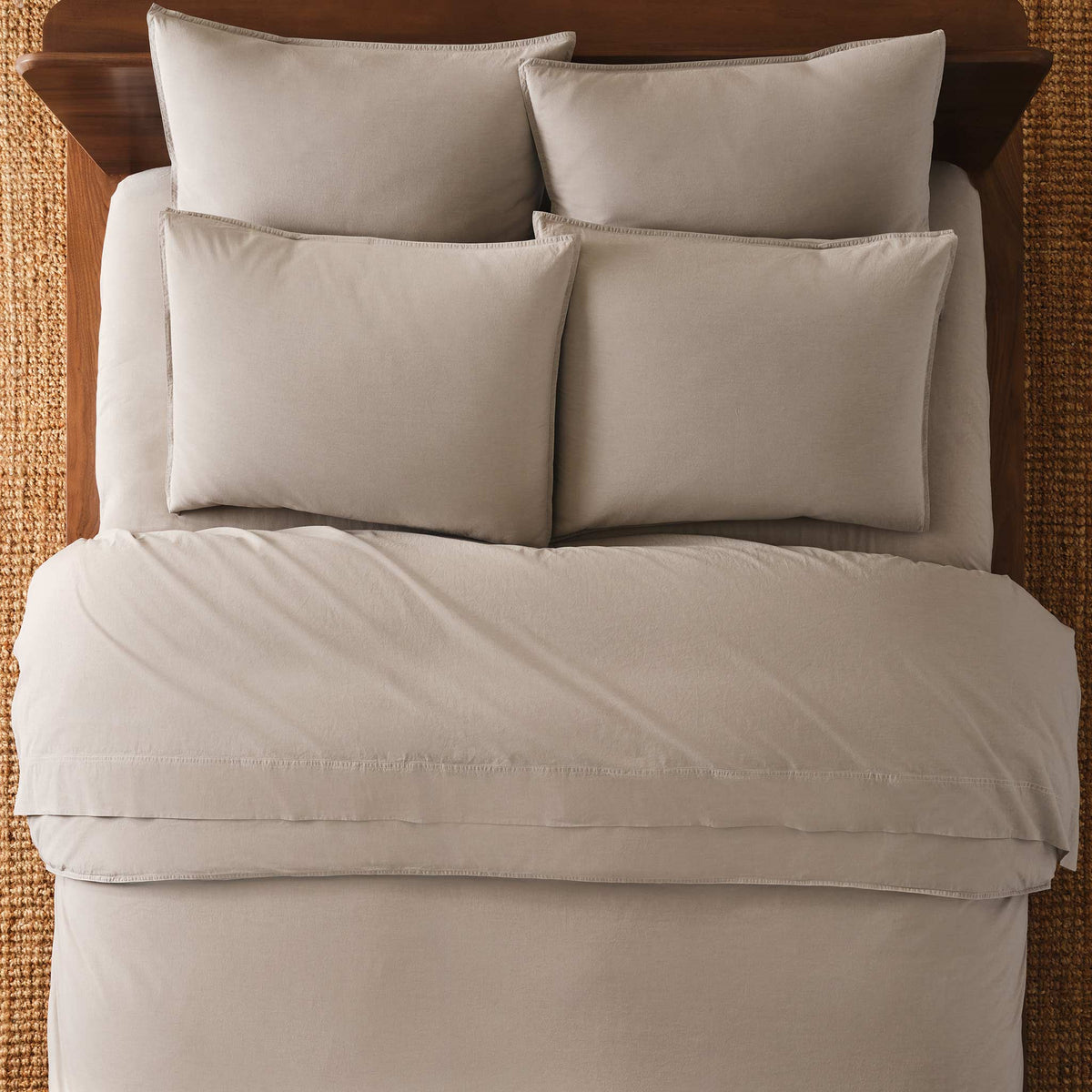 Washed Classic Percale Duvet Cover - Last Call