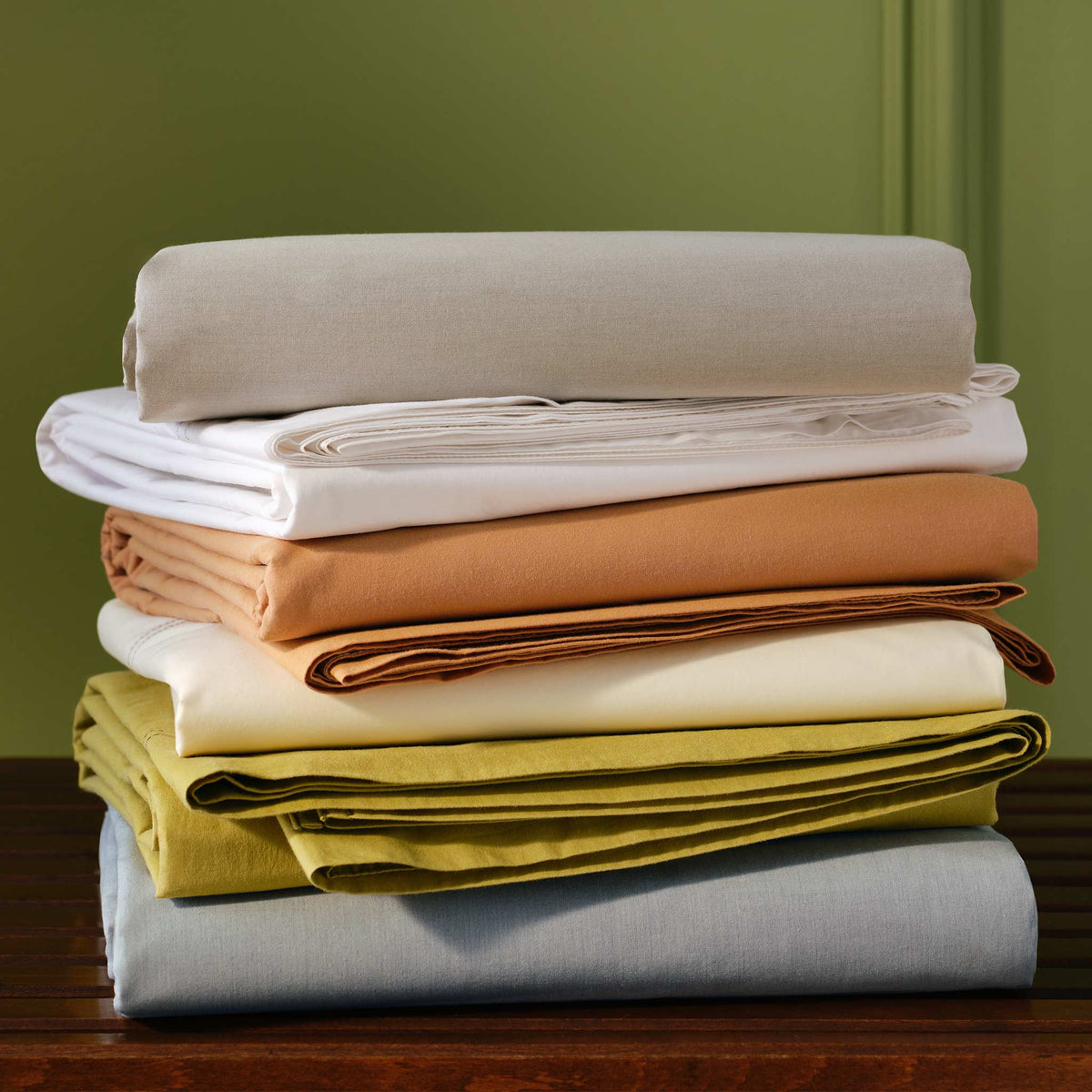 Set of 2 Washed Classic Percale Core Sheet Set Bundle