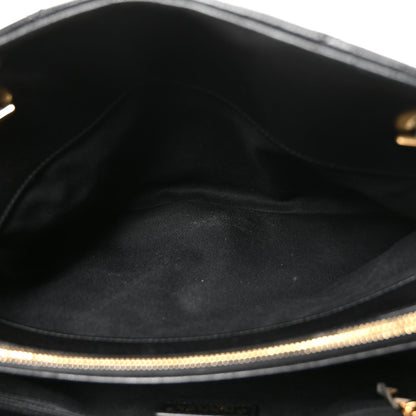 Caviar Quilted Timeless CC Soft Tote Black