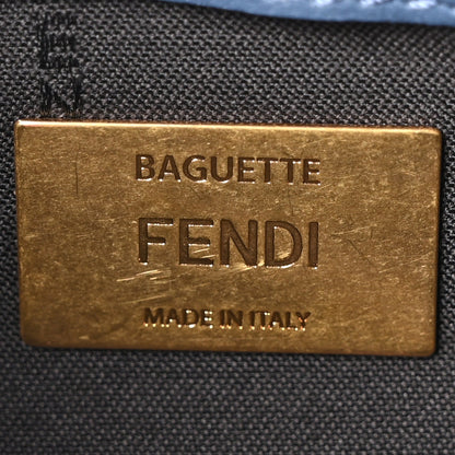 Nappa FF 1974 Embossed Baguette Mirto