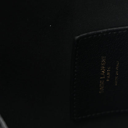 Calfskin Large Shopping Tote Black