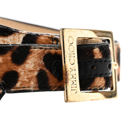 Pony Hair Leopard Helena Pumps 34 Natural