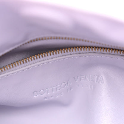 Calfskin Intrecciato Small Hop Oyster Lilac