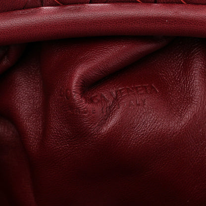 Nappa Maxi Intrecciato The Pouch Oversized Clutch Bordeaux