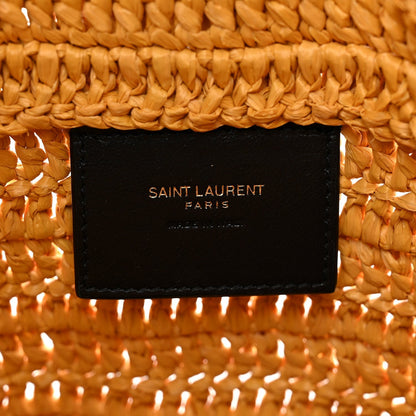 Raffia Rive Gauche Tote Yellow