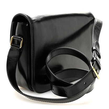 Shiny Calfskin Medium Triomphe Black